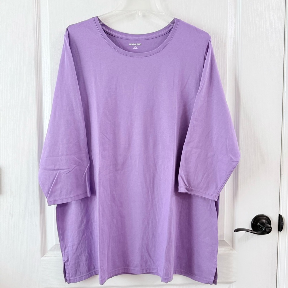 Lands' End Crew Neck Top